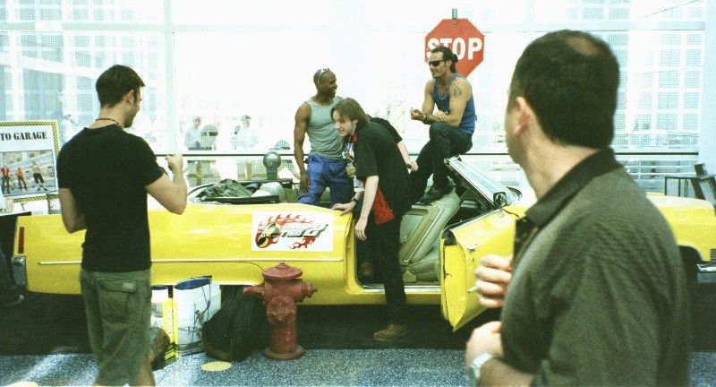 E3 2001. SEGA brought the car from Crazy Taxi