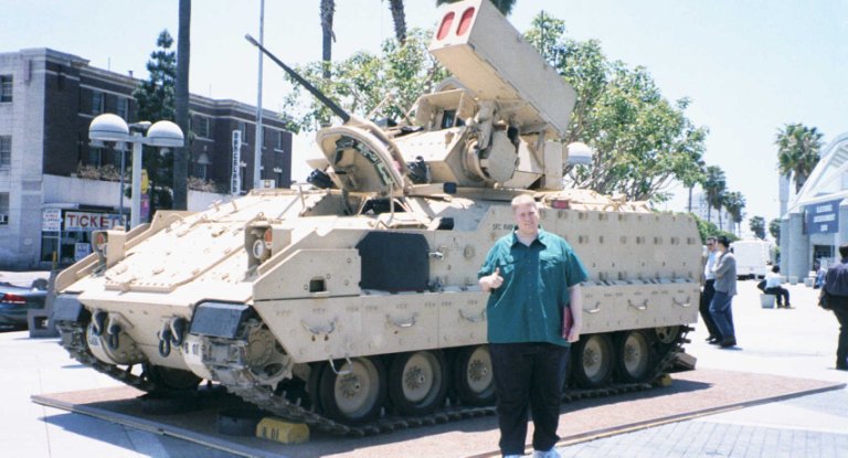 E3 2002. The people developing America's Army brought a tank