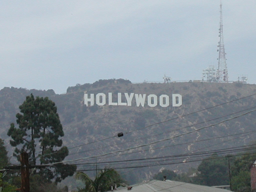 2002. The Hollywood sign